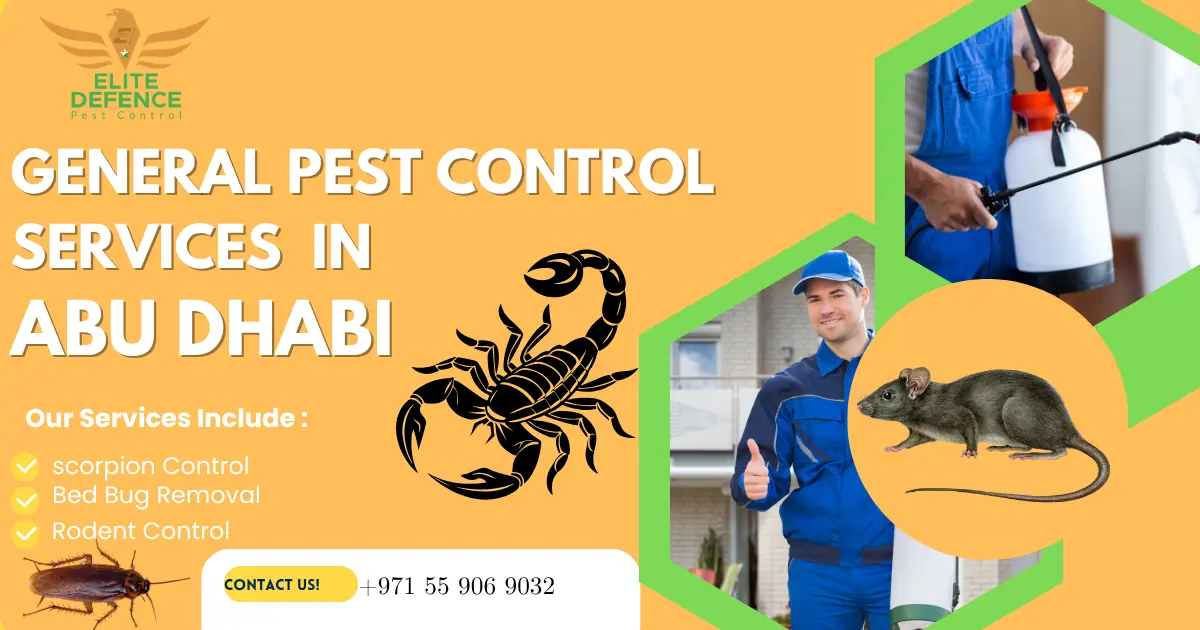 General Pest Control Services in Abu Dhabi | Safe & Effective Pest Solutions