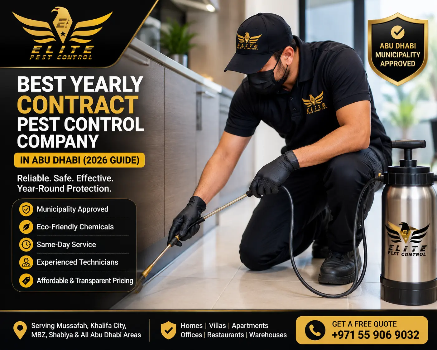 Yearly Contract Pest Control Company