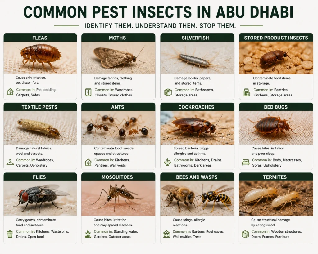 common pest in abu dhabi